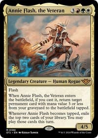 Annie Flash, the Veteran from Prerelease Cards