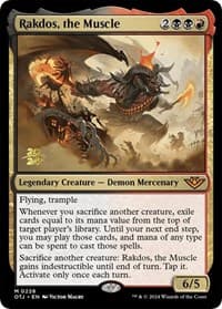 Rakdos, the Muscle from Prerelease Cards