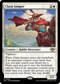Claim Jumper from Prerelease Cards