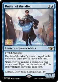 Duelist of the Mind from Prerelease Cards