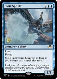 Stoic Sphinx from Prerelease Cards