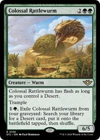 Colossal Rattlewurm from Prerelease Cards
