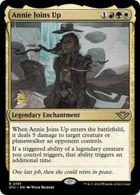 Annie Joins Up from Prerelease Cards