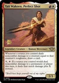 Taii Wakeen, Perfect Shot from Prerelease Cards