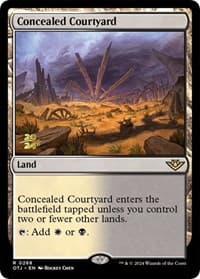 Concealed Courtyard (OTJ) from Prerelease Cards