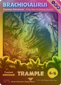 Brachiosaurus - Colossal Dreadmaw (Rainbow Foil) from Secret Lair Drop Series