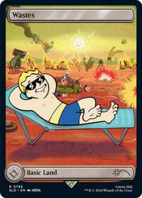 Wastes (795) - Full Art (Rainbow Foil) from Secret Lair Drop Series