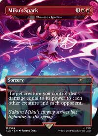 Miku's Spark - Chandra's Ignition from Secret Lair Drop Series