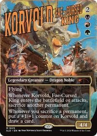 Korvold, Fae-Cursed King from Secret Lair Drop Series