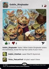 Goblin Ringleader from Secret Lair Drop Series