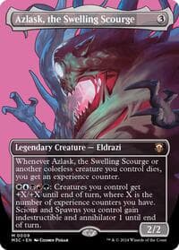 Azlask, the Swelling Scourge (Borderless) from Commander: Modern Horizons 3