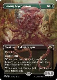 Sowing Mycospawn (Borderless) from Modern Horizons 3