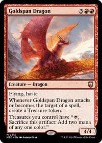 Goldspan Dragon from Commander: Modern Horizons 3