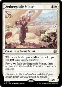Aethergeode Miner from Commander: Modern Horizons 3