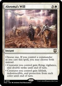 Akroma's Will from Commander: Modern Horizons 3