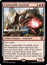 Combustible Gearhulk from Commander: Modern Horizons 3