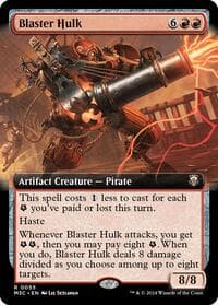Blaster Hulk (Extended Art) from Commander: Modern Horizons 3