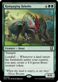 Rampaging Baloths from Commander: Modern Horizons 3
