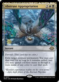 Abstruse Appropriation from Prerelease Cards