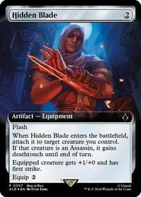 Hidden Blade (Extended Art) from Buy-A-Box Promos