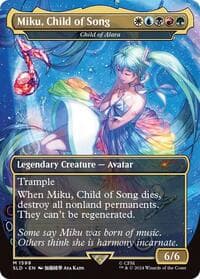 Miku, Child of Song - Child of Alara from Secret Lair Drop Series