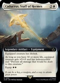 Caduceus, Staff of Hermes (Extended Art) from Universes Beyond: Assassin's Creed