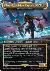Edward, Jackdaw Captain - Admiral Beckett Brass from Secret Lair Drop Series