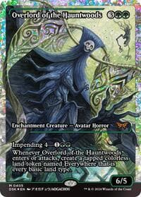 Overlord of the Hauntwoods (Showcase) (Fracture Foil) from Duskmourn: House of Horror