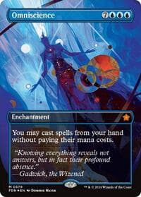 Omniscience (Borderless) (Mana Foil) from Foundations