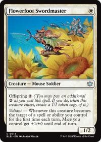 Flowerfoot Swordmaster from Bloomburrow