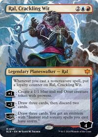 Ral, Crackling Wit (Borderless) from Bloomburrow