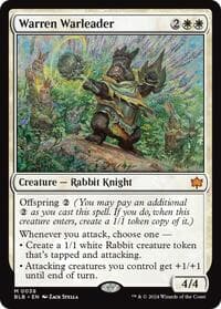 Warren Warleader from Bloomburrow