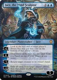 Jace, the Mind Sculptor (Borderless) from Commander: Bloomburrow