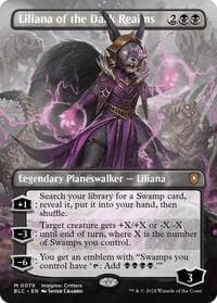 Liliana of the Dark Realms (Borderless) from Commander: Bloomburrow