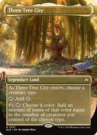 Three Tree City (Borderless) (0337) from Bloomburrow