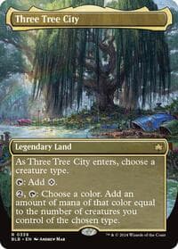 Three Tree City (Borderless) (0338) from Bloomburrow