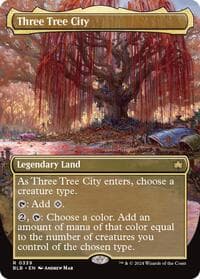 Three Tree City (Borderless) (0339) from Bloomburrow