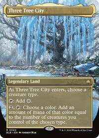 Three Tree City (Borderless) (0340) from Bloomburrow