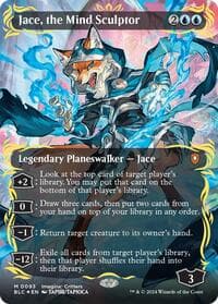 Jace, the Mind Sculptor (Borderless) (Raised Foil) from Commander: Bloomburrow