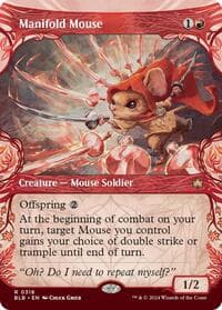 Manifold Mouse (Showcase) from Bloomburrow