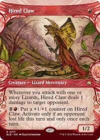 Hired Claw (Showcase) from Bloomburrow