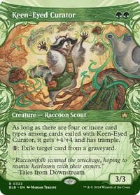 Keen-Eyed Curator (Showcase) from Bloomburrow