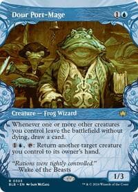 Dour Port-Mage (Showcase) from Bloomburrow