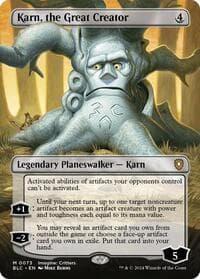 Karn, the Great Creator (Borderless) from Commander: Bloomburrow