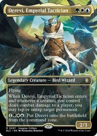 Derevi, Empyrial Tactician (Borderless) from Commander: Bloomburrow
