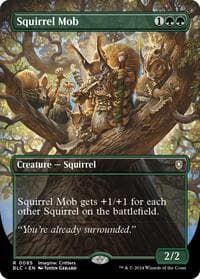 Squirrel Mob (Borderless) from Commander: Bloomburrow