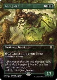 Ant Queen (Borderless) from Commander: Bloomburrow