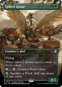 Gilded Goose (Borderless) from Commander: Bloomburrow