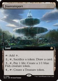 Fountainport (Extended Art) from Bloomburrow
