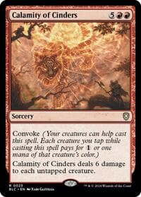 Calamity of Cinders from Commander: Bloomburrow